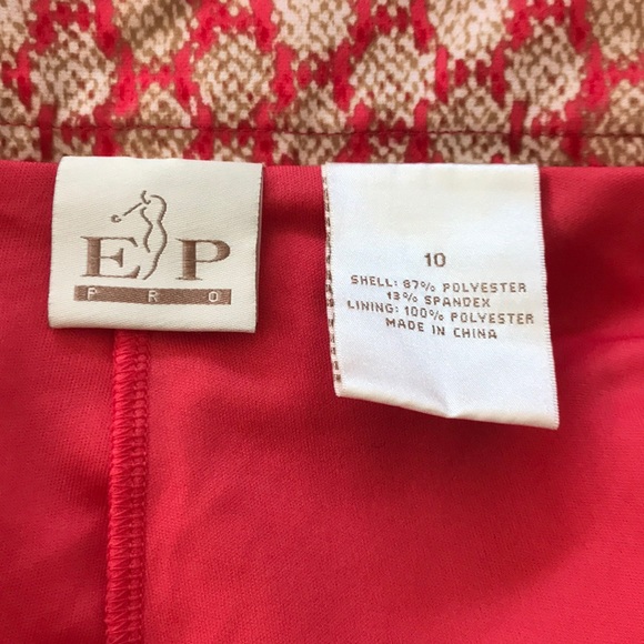 EP Pro Patterned Golf Skort - Picture 2 of 3